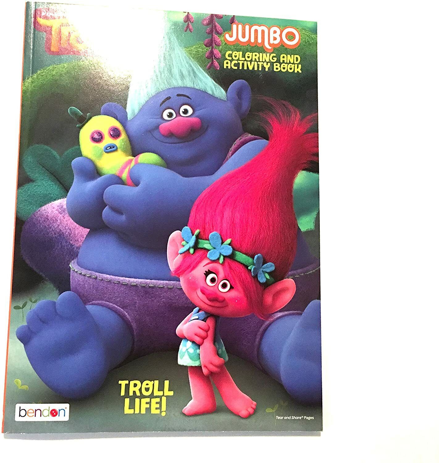 Dreamworks Trolls Jumbo Coloring and Activity Trolls Life Book