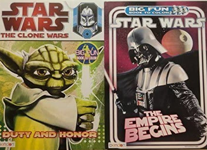 Star Wars Jumbo Coloring Book Set of 2