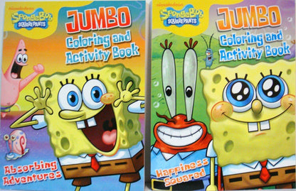 SpongeBob SquarePants Jumbo Coloring & Activity Book 2-Pack