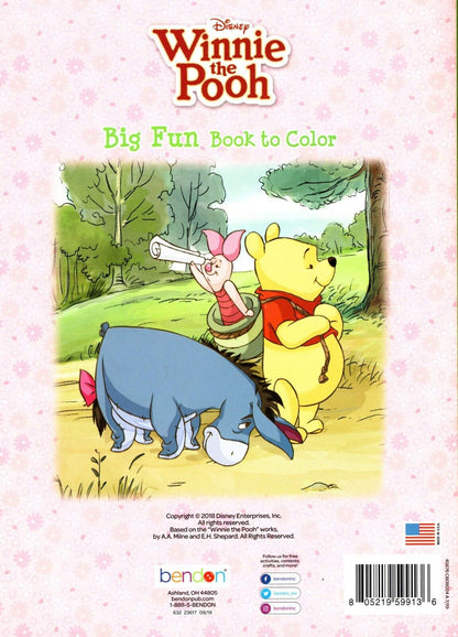 Disney Winnie the Pooh - Big Fun Book to Color - Friends are Fun