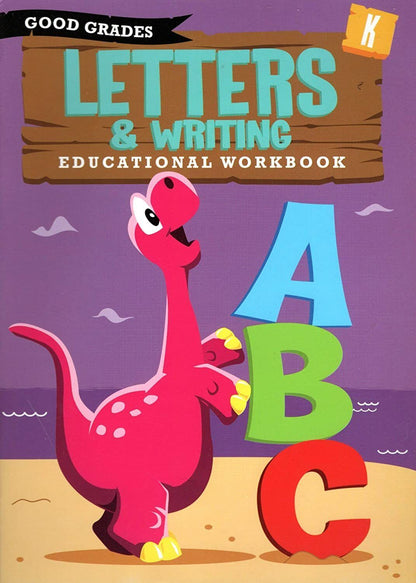 Good Grades Kindergarten Educational Workbooks Letters & Writing - v3