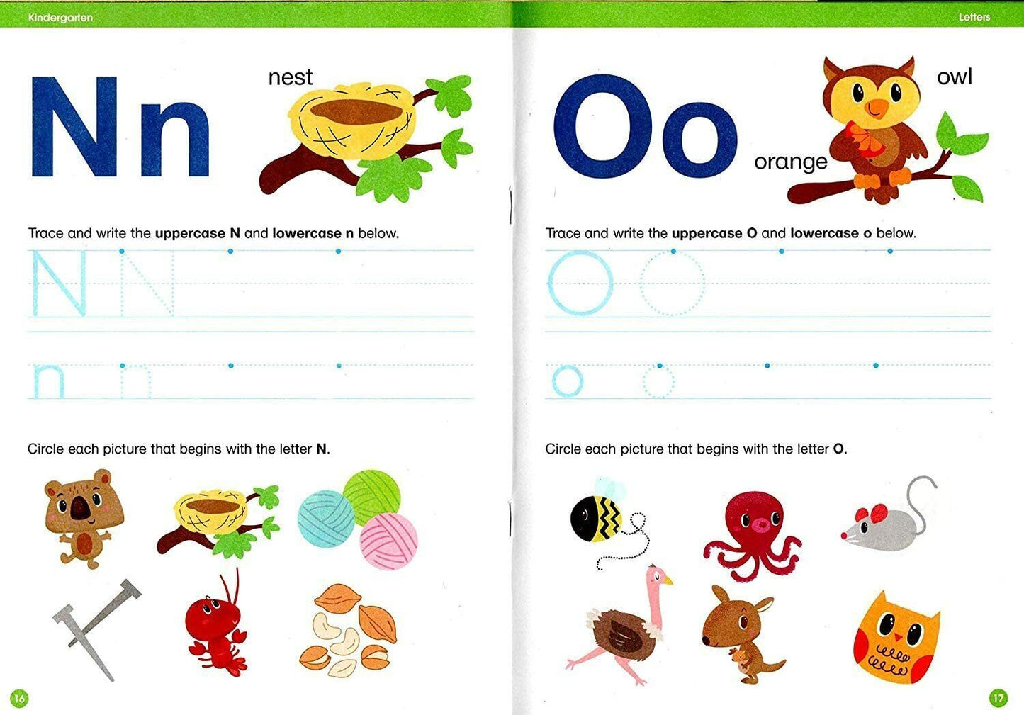 Good Grades Kindergarten Educational Workbooks Letters & Writing - v3