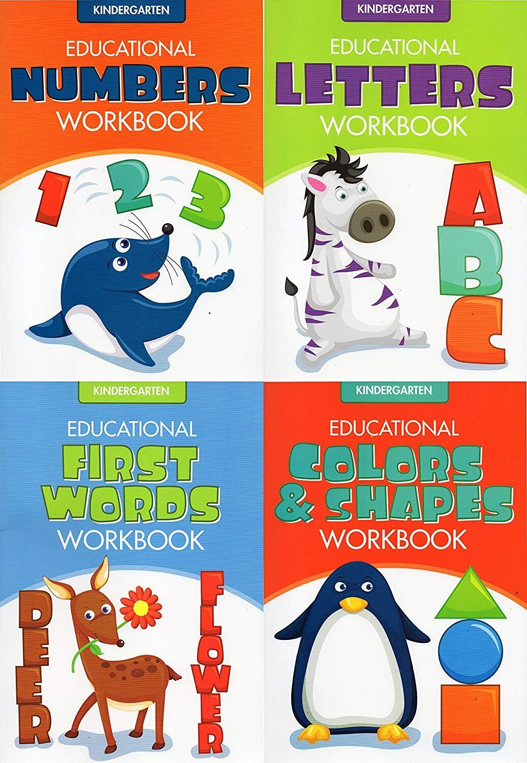 Good Grades Kindergarten Educational Workbooks Numbers - v2