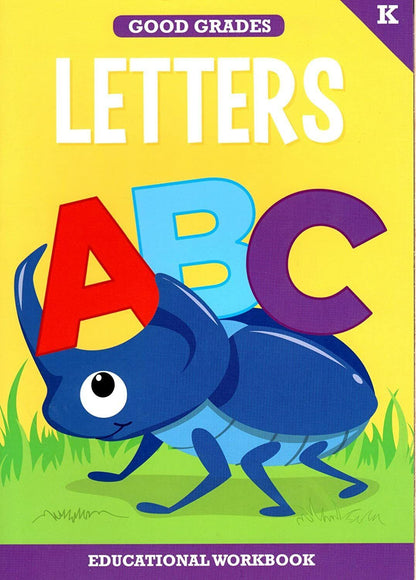 Good Grades Kindergarten Educational Workbooks Letters - v2