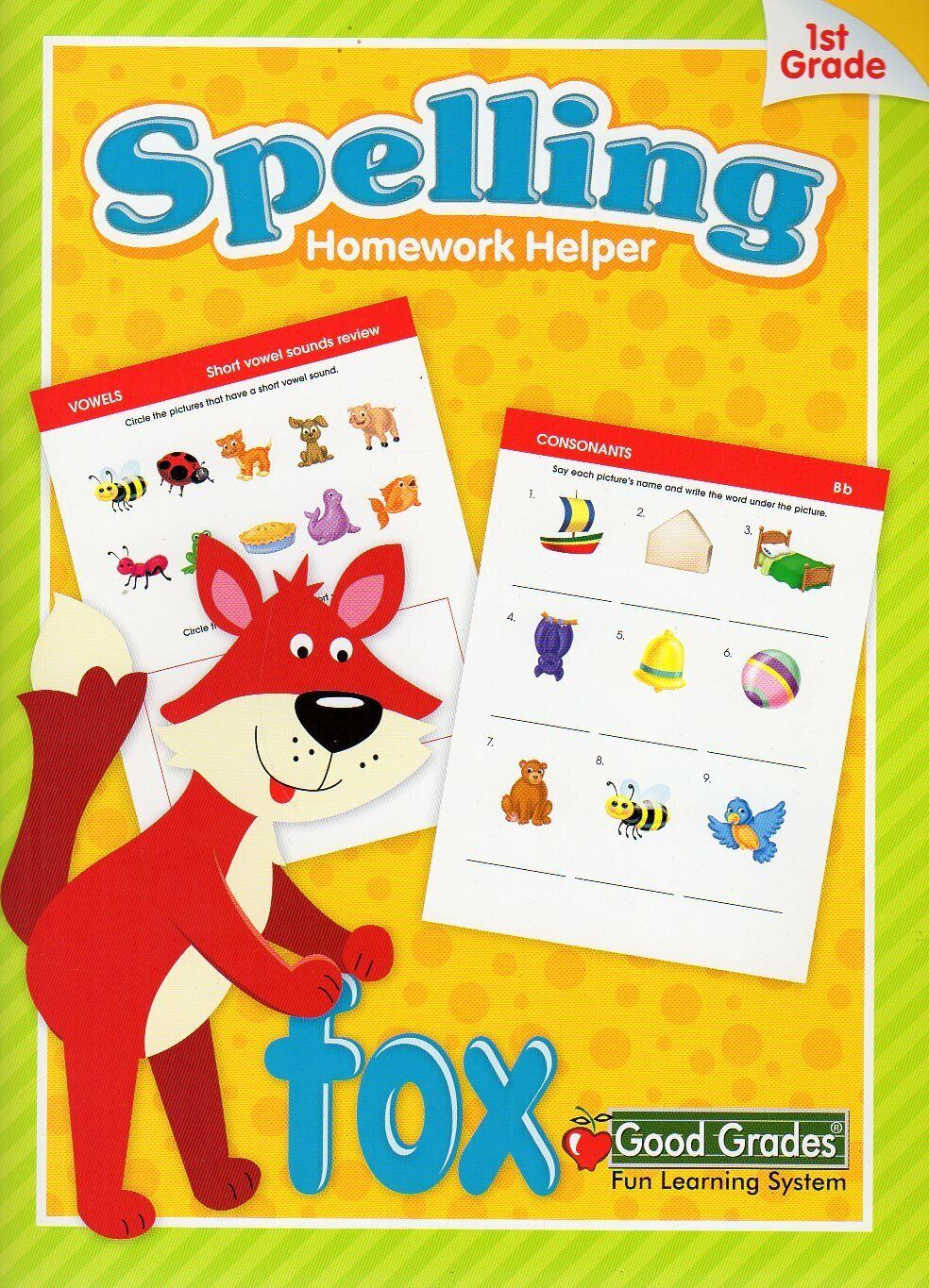 Homework Helper - Spelling Educational Workbooks - 1st Grade