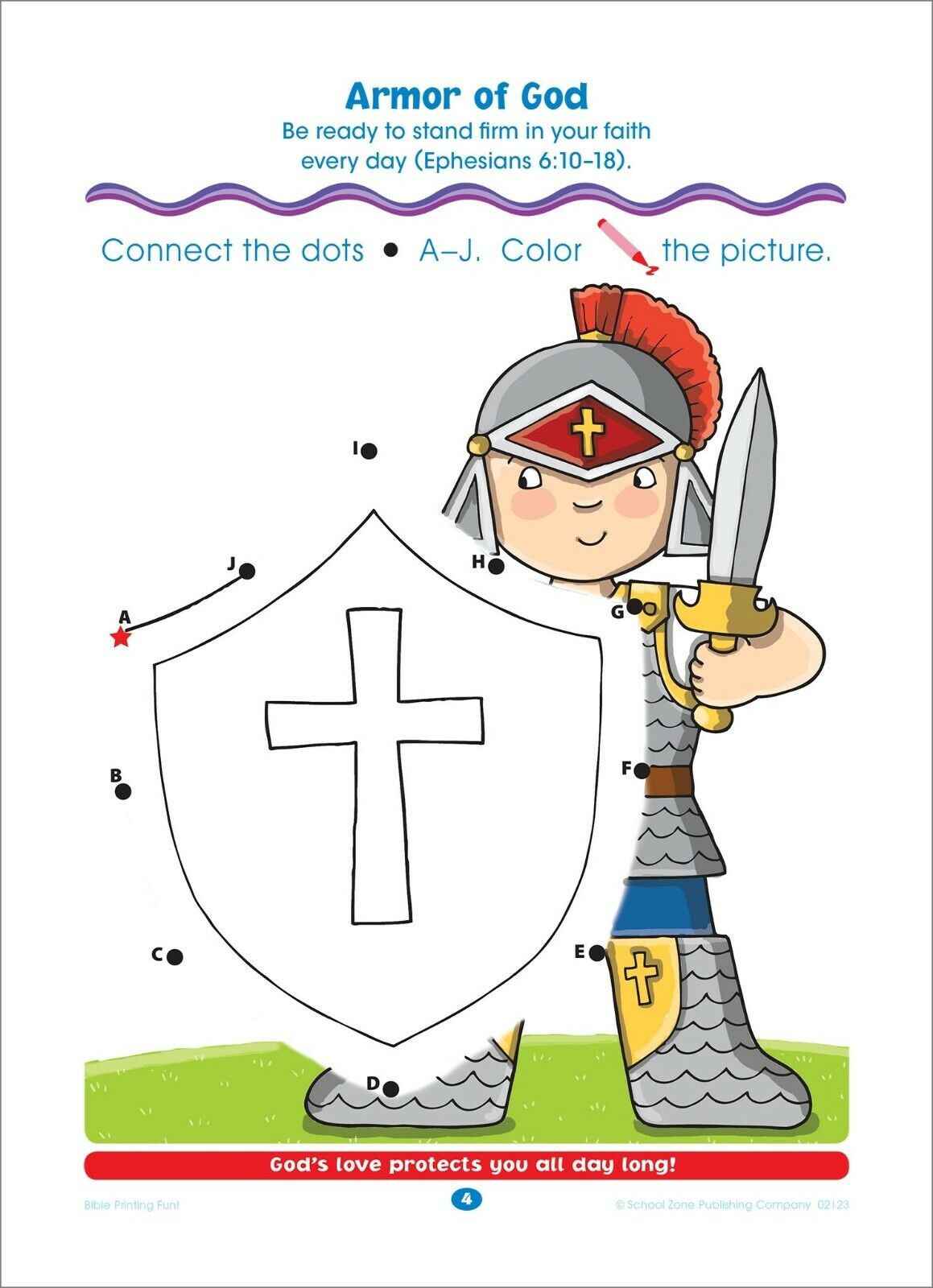 School Zone - Bible Dot-to-Dots! ABCs Workbook - Ages 3 to 6.