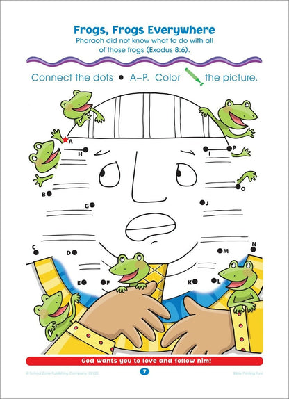 School Zone - Bible Dot-to-Dots! ABCs Workbook - Ages 3 to 6.