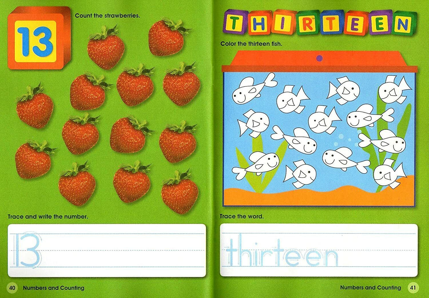 Homework Helper Educational Workbooks - Kindergarten - Numbers & Counting - v2