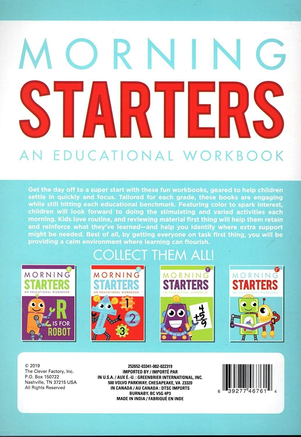 Second Grade - Morning Starters Educational Workbooks - v4