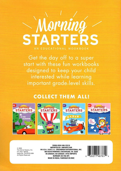 Kindergarten - Morning Starters Educational Workbooks - v7