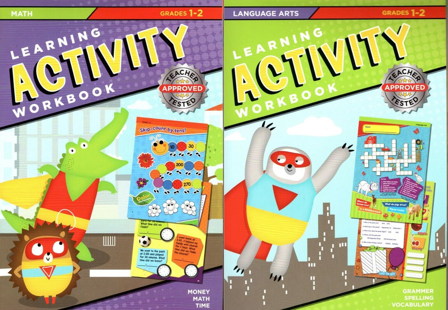 Learning Activity Workbook - Language Arts Grades K 1-2 and Math Grades K 1-2