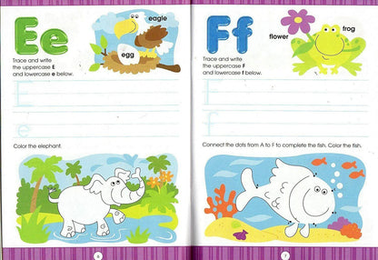 PRE-K & Kindergarten - Morning Starters Educational Workbooks - Set of 2 Books