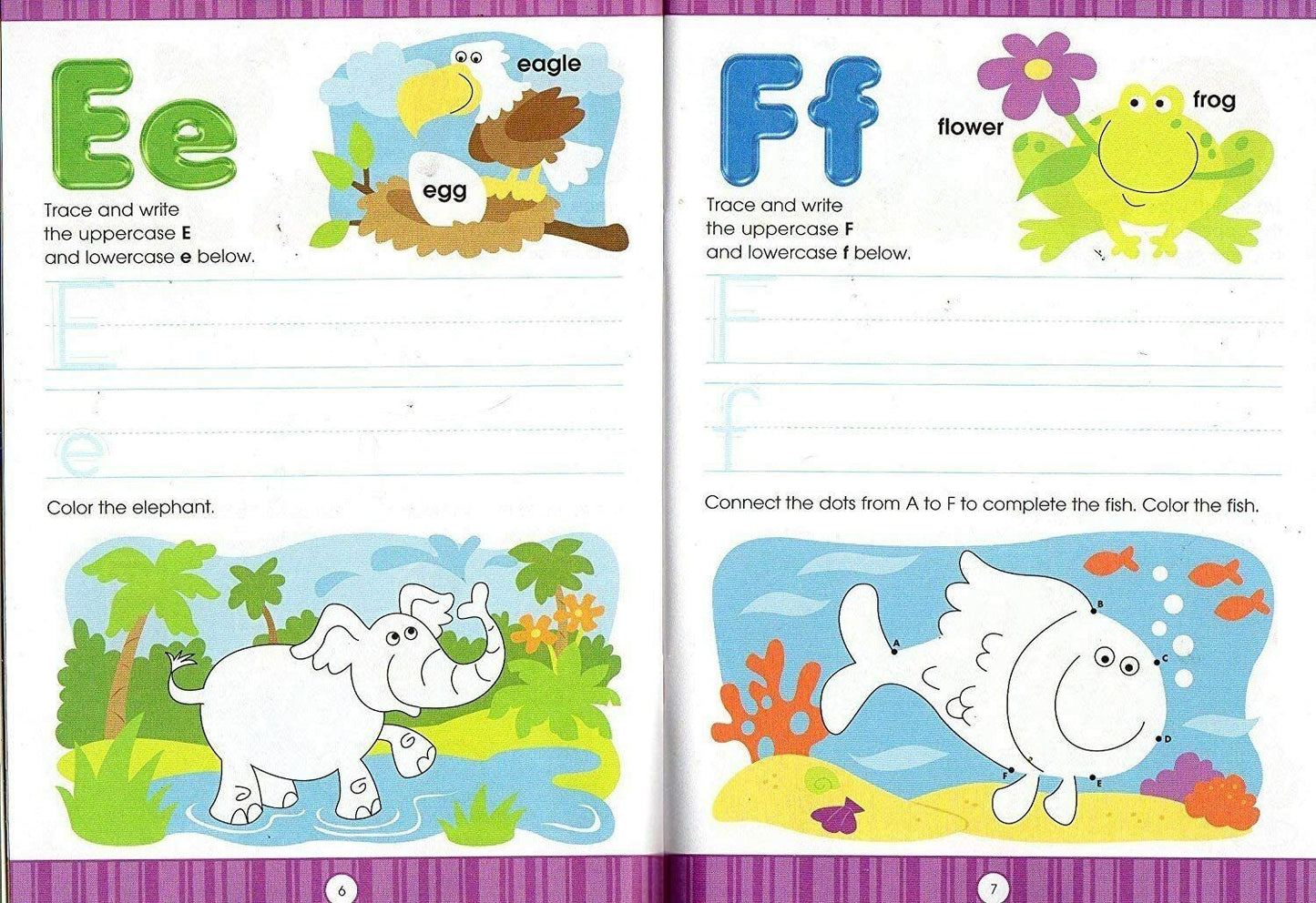 Educational Workbooks Kindergarten - Set of 4 Books - v11