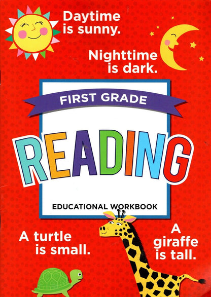 First Grade Educational Workbooks - Good Grades - Reading - v6