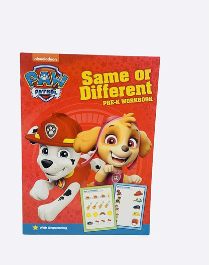 Dreamtivity Nickelodeon Paw Patrol Pre-K Preschool Learning workbooks