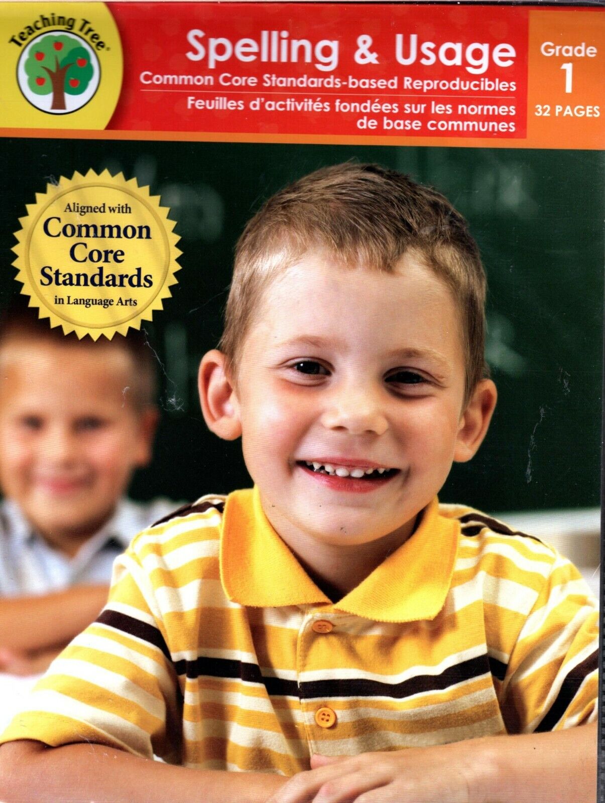 Spelling & Usage - Worksheets Workbook Common Core Standards - Grades - 1