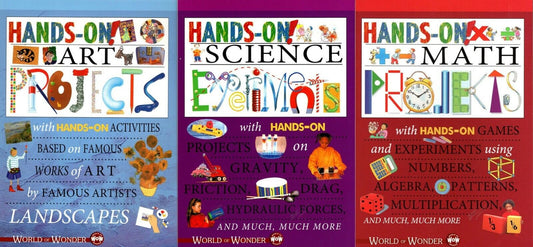 World of Wonder Activity Workbook - Hands - On Art Projects. On Math, On Science