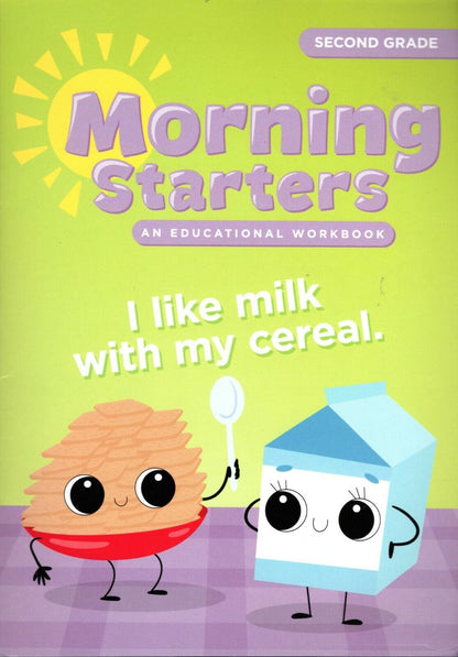 Second Grade - Morning Starters Educational Workbooks - v10