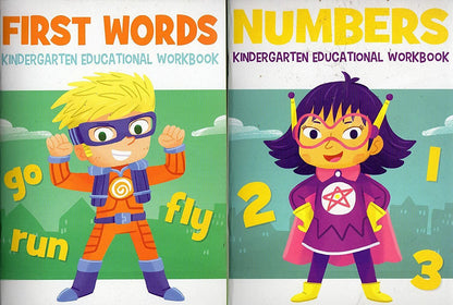 Homework Helper Educational Workbooks - Kindergarten - Set of 4