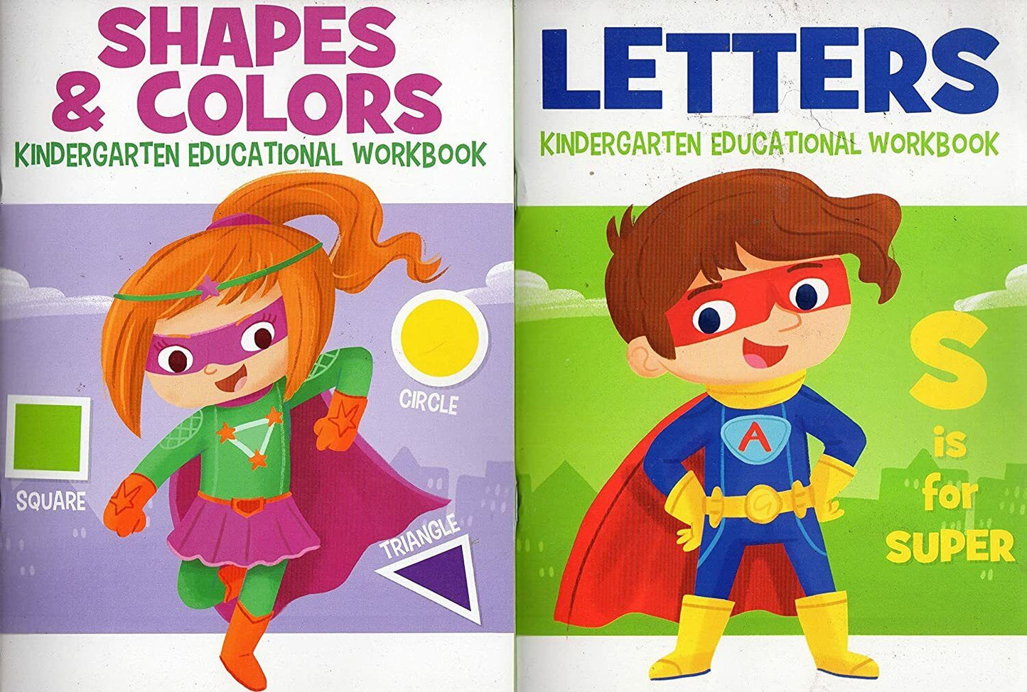 Homework Helper Educational Workbooks - Kindergarten - Set of 4