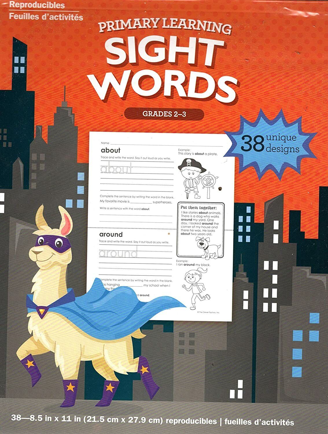 Primary Learning Sight Words - Reproducible Educational Workbook - Grades 2 - 3