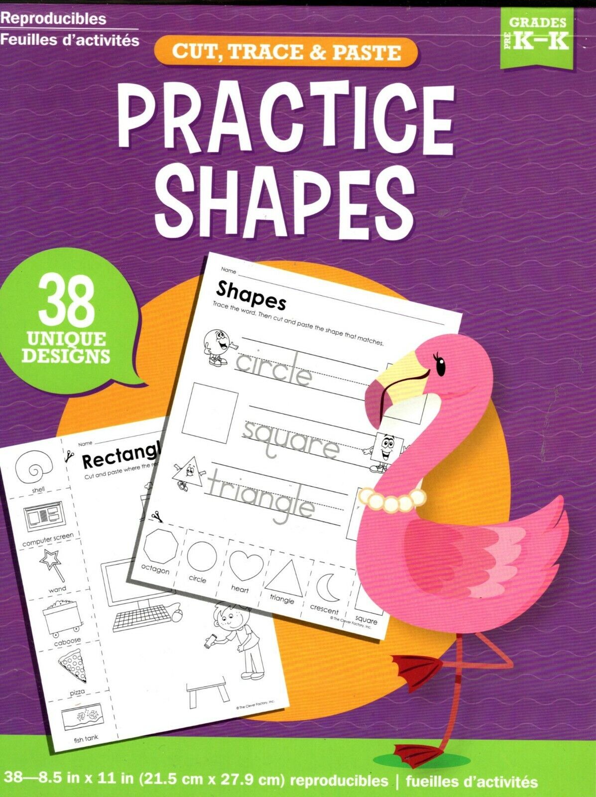 Teaching Tree Practice Shapes - Worksheets Workbook - Grades PRE K-K