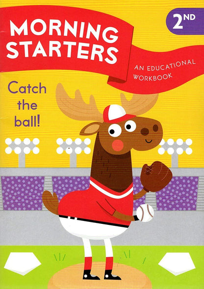 First Grade & Second Grade - Morning Starters Educational Workbooks - Set of 2