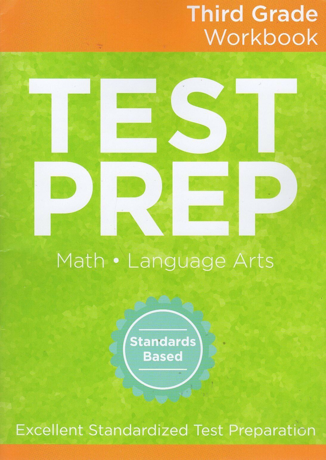 Third Grade Math & Language Arts Test Prep Workbook