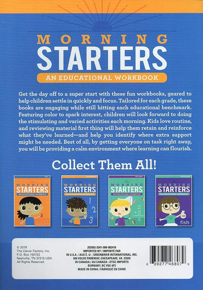 Educational Workbooks Kindergarten - Morning Starters