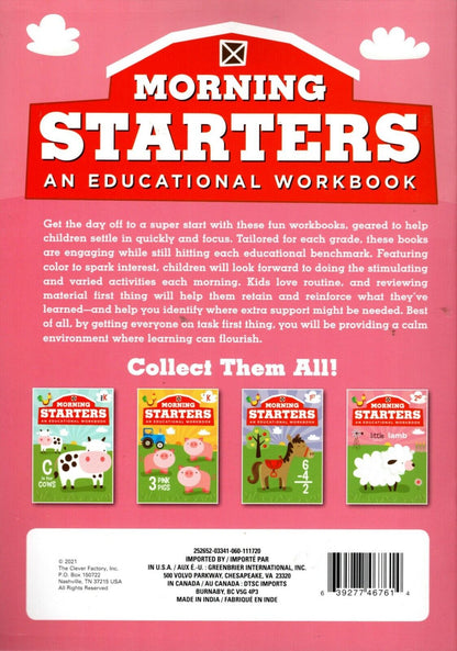 Second Grade - Morning Starters Educational Workbooks - v10