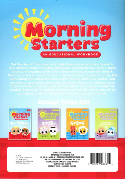 PRE-K - Morning Starters Educational Workbooks - v10