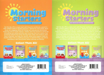 First Grade & Second Grade - Morning Starters Educational Workbooks - Set of 2