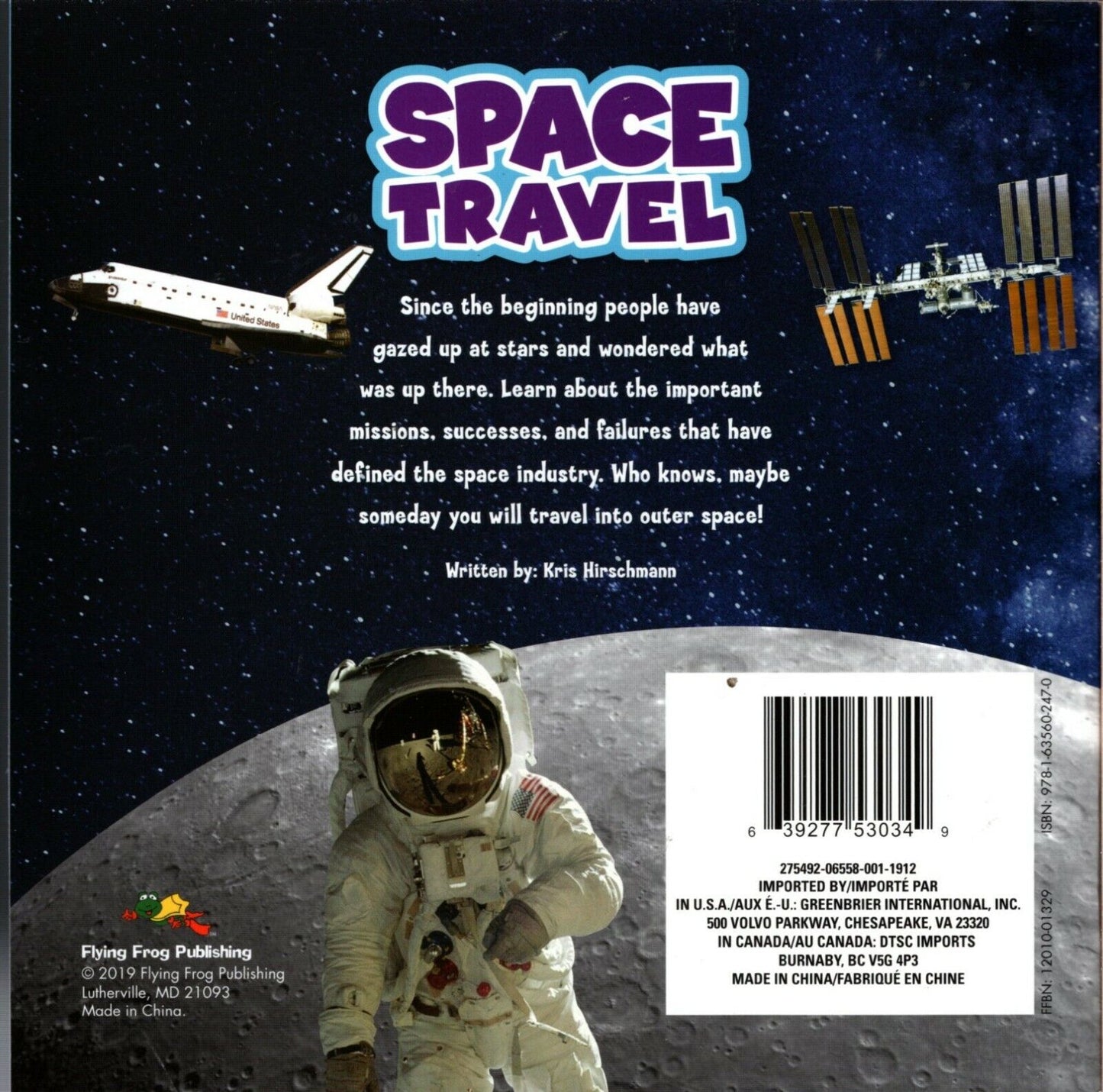 Space Travel - Children's Soft Cover Fun Facts Book