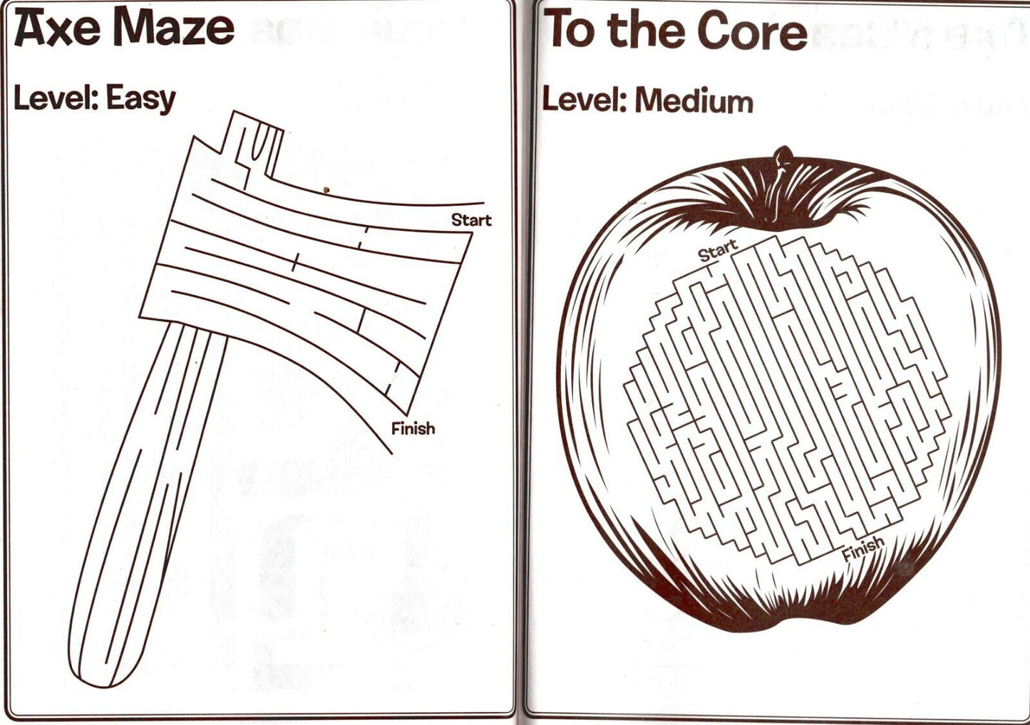 Maze Craze Activity Book for Kids Easy Medium Hard Levels - v1