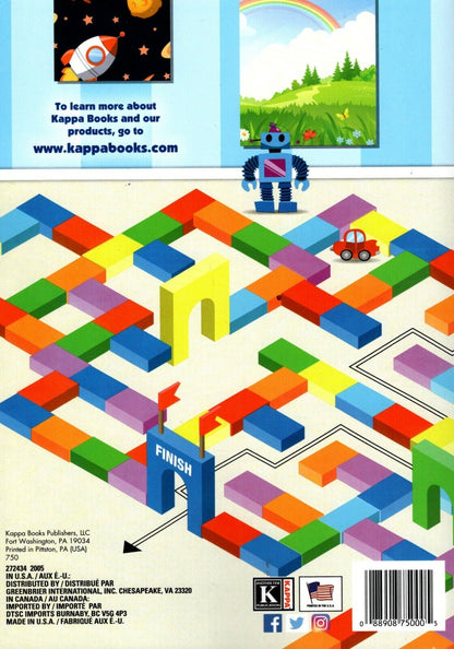 Maze Craze Activity Book for Kids Easy Medium Hard Levels - v1