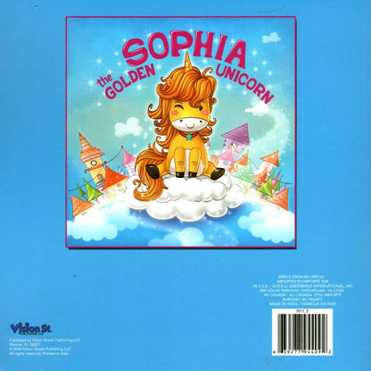 Sophia the Golden Unicorn - A Story with Moral Values - Children's Book