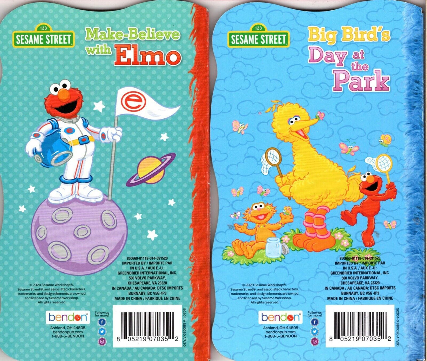 Sesame Street Make - Believe with Elmo and Big Birds Day at the Park - Children's Book