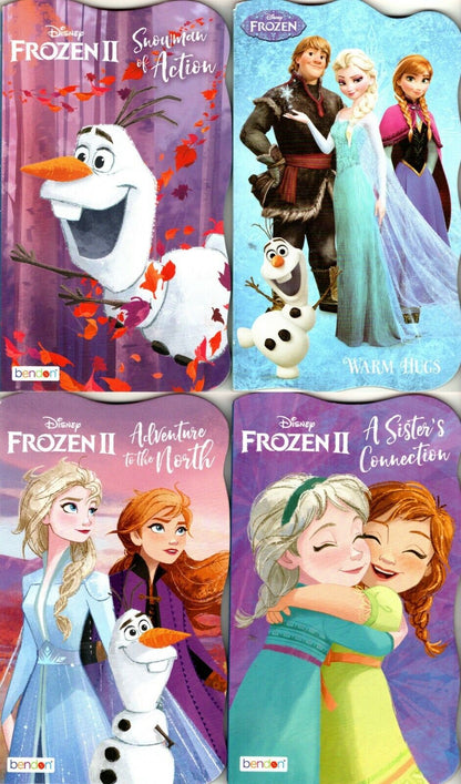 Disney Frozen II - Children's Board Book (Set of 4 Books)