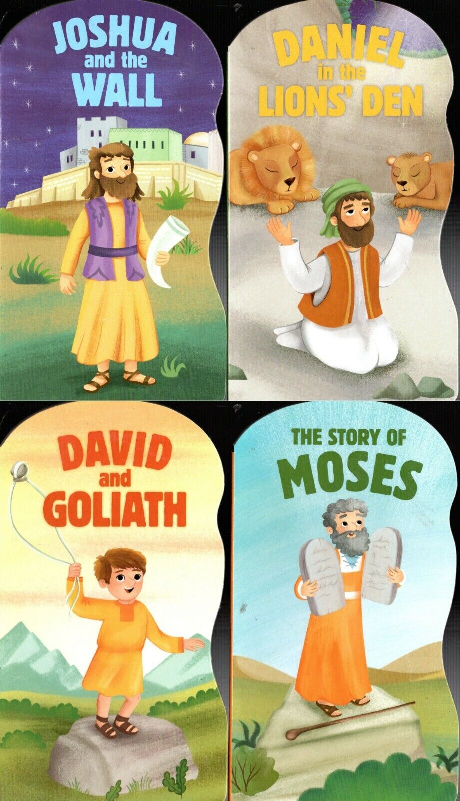 David, Daniel, Moses, Joshua - Children's Board Book (Set of 4 Books)