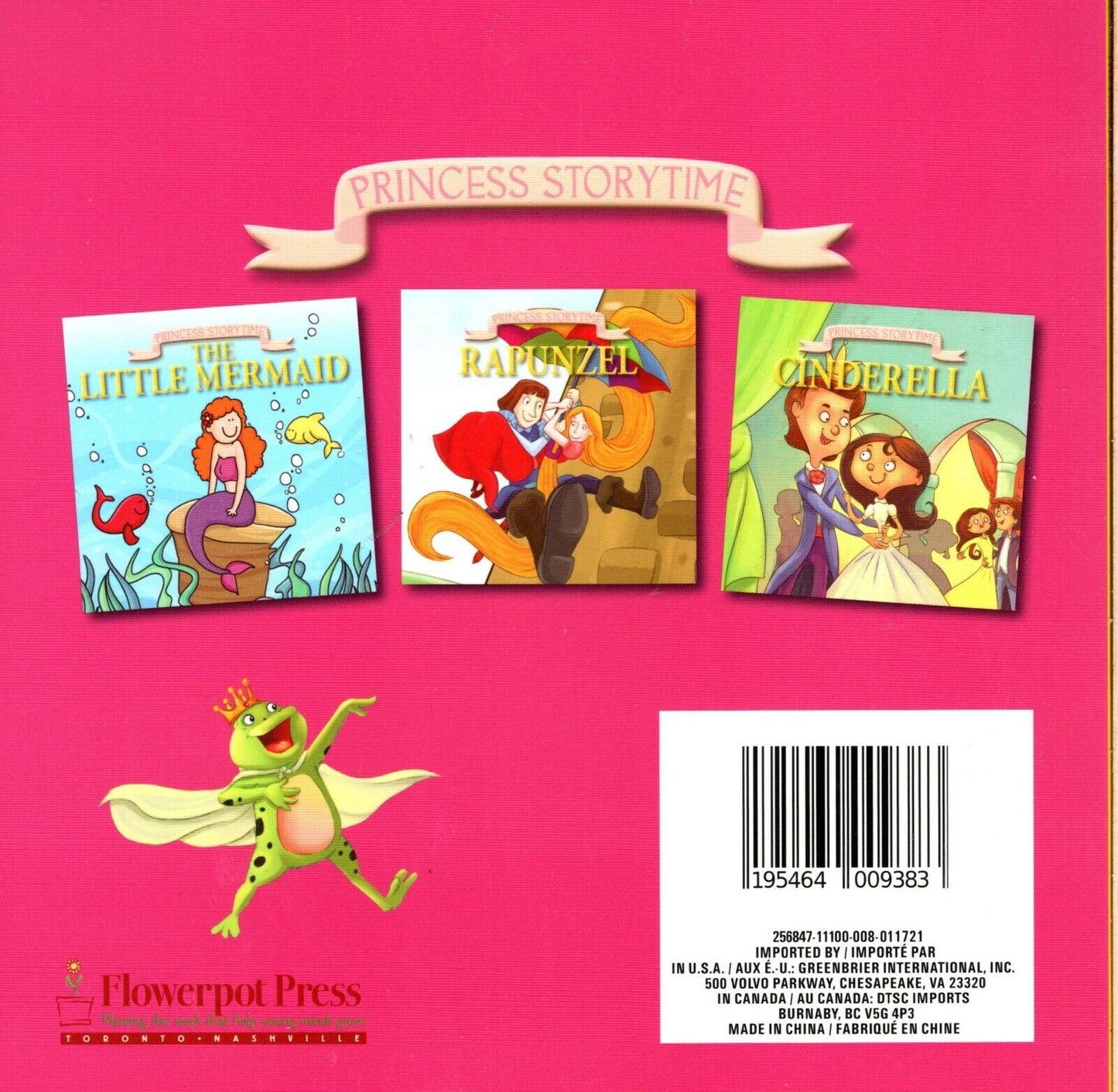 Princess Story Time - The Frog Princess Children Book