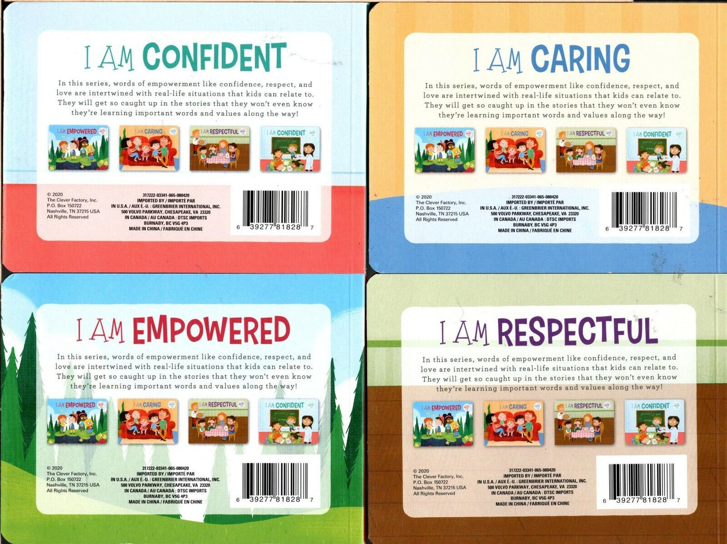 I am - Children's Board Book (Set of 4 Books)