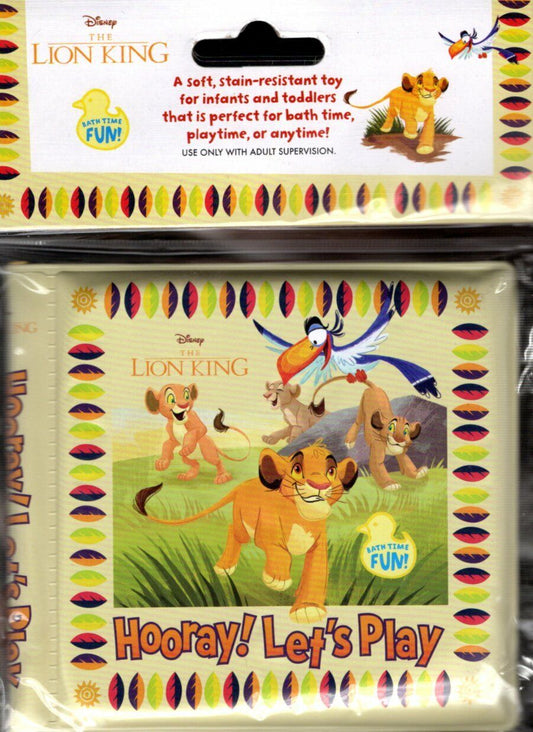 Disney The Leon King Bath Time Bubble Book - Hooray! Let`s Play Children's Book