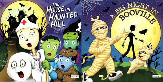 A Big Night in Booville & The House on Haunted Hill - Children's Book (Set of 2)