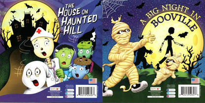 A Big Night in Booville & The House on Haunted Hill - Children's Book (Set of 2)