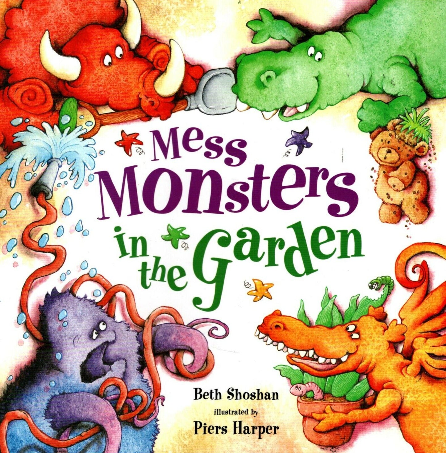 Mess Monsters in the Garden - Children Book