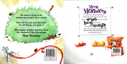 (Miss Monsters in the Garden) + (Miss Monsters) - Children's Book Set of 2 Book