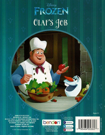 Disney Frozen Olaf`s Job - Children Book