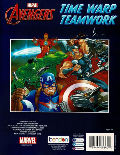 Marvel Avengers Time Warp Teamwork - Children Book