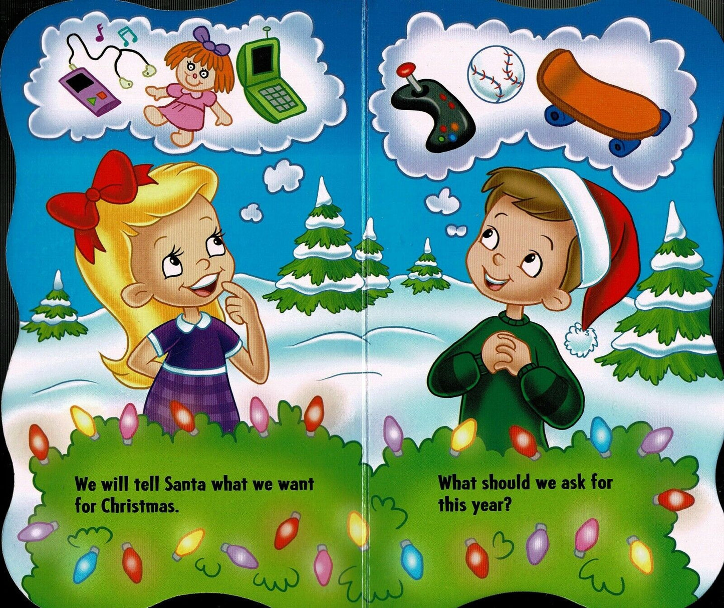 Christmas Holiday Book - Hello Santa! - Children's Board Book