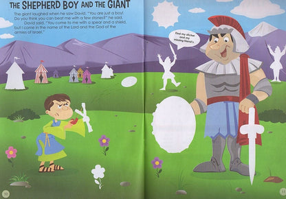 Big Book of Stickers - Story of David - Activity Book Includes Over 80 Stickers